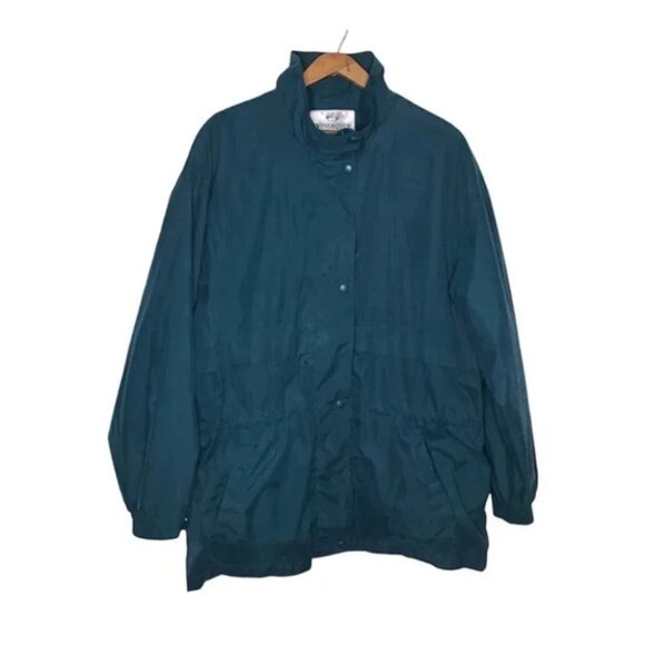 Vintage Windriver Teal Blue Windbreaker Jacket - Picture 1 of 4
